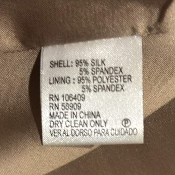 Antonio Melani Silk Abstract Print Dress Size 10 - EUC - Picture 6 of 6